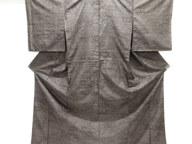 Japanese Kimono / Tsumugi Omeshi Silk